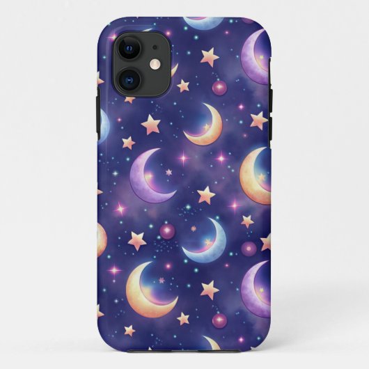 Magic Moon and Stars Case-Mate iPhoneケース (裏面)