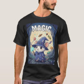 Magic – Mouse Wizard Halloween TinyFur Tee Tシャツ (正面)