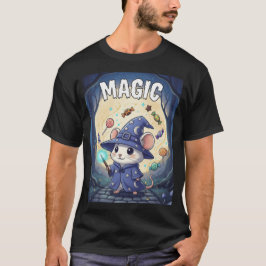 Magic – Mouse Wizard Halloween TinyFur Tee Tシャツ