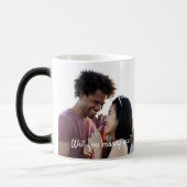 Magic mug married me will you marry me proposal モーフィングマグカップ (左)