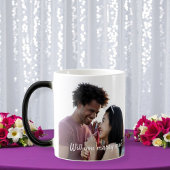 Magic mug married me will you marry me proposal モーフィングマグカップ
