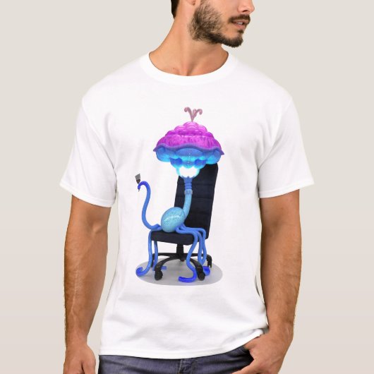 Magic Myc – Inside Job Mushroom Character Tシャツ (正面)