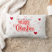 Magic name merry christmas ランバークッション (ブランケット)