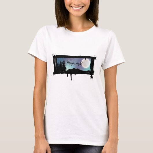 MAGIC NIGHT NORTHERN LIGHTS Tシャツ (正面)