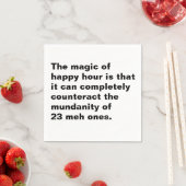 Magic of Happy Hour Cocktail スタンダードカクテルナプキン (インサイチュ)