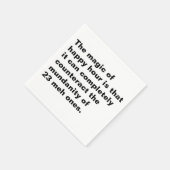 Magic of Happy Hour Cocktail スタンダードカクテルナプキン (角)