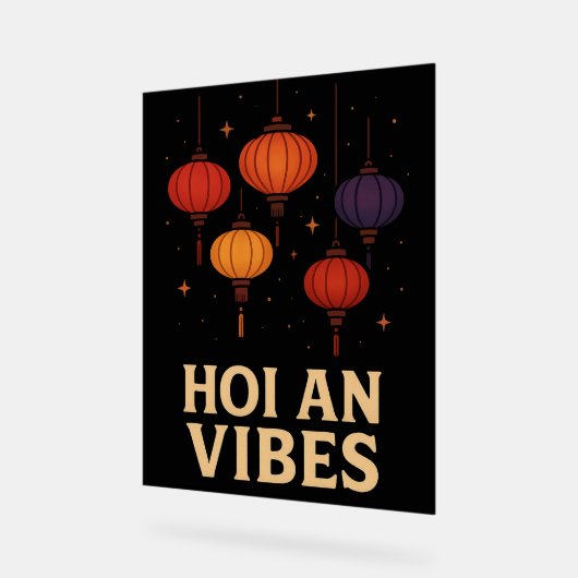 Magic of Hoi An – Lantern Art  アクリルサイン (傾斜)