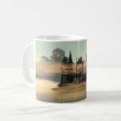 "Magic of Mist"画像入り11ozマグ コーヒーマグカップ (正面左)