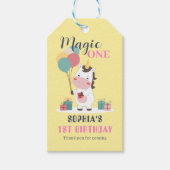 Magic One Unicorn 1st Birthday ギフトタグ (正面)