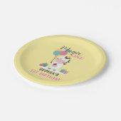 Magic One Unicorn 1st Birthday ペーパープレート (アングル)