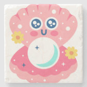 Magic pearl ストーンコースター (正面)