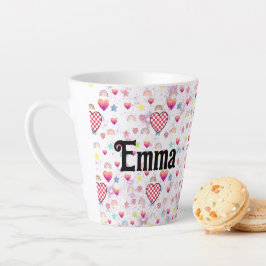 Magic pink candy world カフェラテマグ