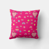 Magic pink candy world クッション (裏面)