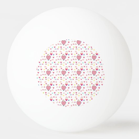 Magic pink candy world 卓球ボール (裏面)