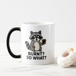 Magic Raccoon Toast Mug – Heat Reveal Cute Animal  モーフィングマグカップ