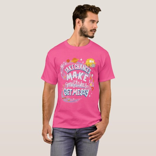 Magic Schoolbus Frizzle Quote vintage Tシャツ (正面フル)