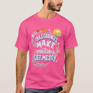 Magic Schoolbus Frizzle Quote vintage Tシャツ