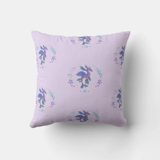 Magic Seahorse Pillow クッション (裏面)