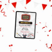 Magic Show Birthday Party 招待状