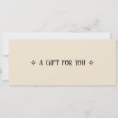 Magic Show Gift Certificate Template 招待状 (裏面)