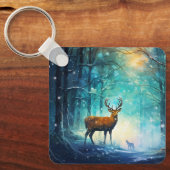 Magic Snowy Forest Art-82109 キーホルダー (正面)
