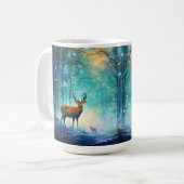 Magic Snowy Forest Art-82109 コーヒーマグカップ (正面左)