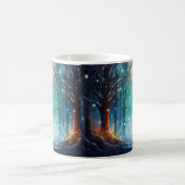 Magic Snowy Forest Art-82109 コーヒーマグカップ (中央)
