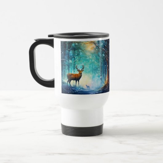 Magic Snowy Forest Art-82109 トラベルマグ (左)