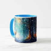 Magic Snowy Forest Art-82109 マグカップ (正面左)