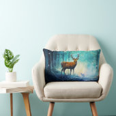 Magic Snowy Forest Art-82109 ランバークッション (椅子)