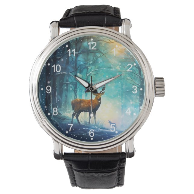 Magic Snowy Forest Art-82109 腕時計 (正面)