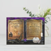 MAGIC SPELL BOOK ハロウィン 魔法使い 招待状 #2 (スタンド正面)