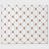 Magic Spell Books Witchcraft Kids Birthday ラッピングペーパー (フラット)