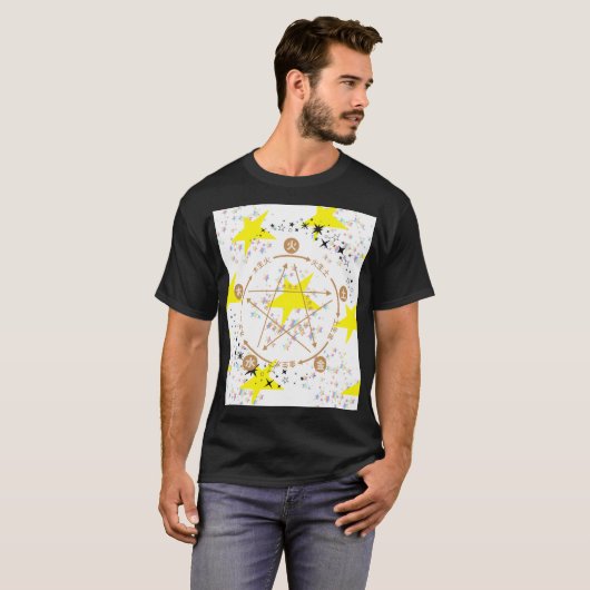 MAGIC STAR PENTAGRAM Tシャツ (正面フル)