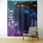 Magic Stars Party 90s Star Shot Backdrop タペストリー (インサイチュ)