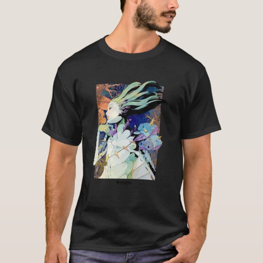 Magic The Gathering Merfolk Wizard Tempest Harvest Tシャツ (正面)