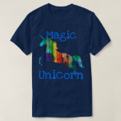 Magic Unicorn Cute Mystical Galloping Gift Tee Tシャツ (デザイン正面)