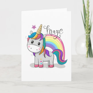 Magic Unicorn, Greeting Card, Get Well Wish, Cards カード