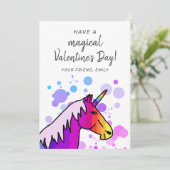 Magic Unicorn Kids Classroomバレンタインデー シーズンカード (スタンド正面)