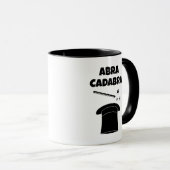 Magic wand and hat custom magician coffee mug マグカップ (正面右)