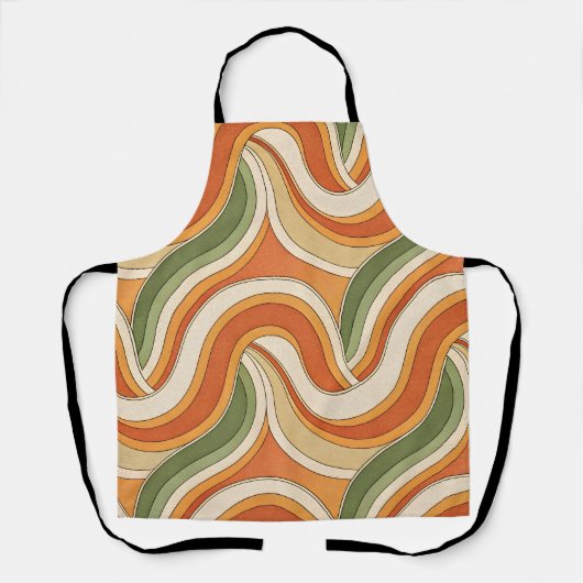 Magic Waves Pattern エプロン (正面)