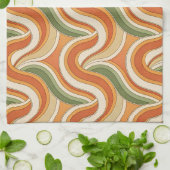 Magic Waves Pattern キッチンタオル (折り畳み)