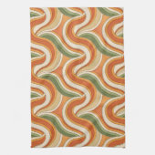 Magic Waves Pattern キッチンタオル (縦)