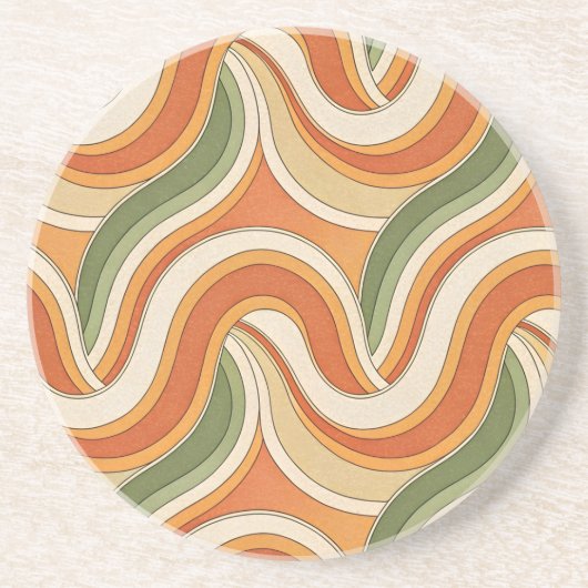 Magic Waves Pattern コースター (正面)