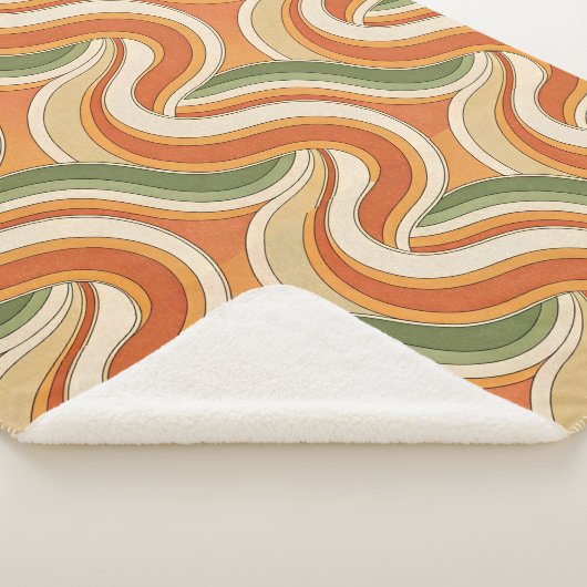 Magic Waves Pattern シェルパブランケット (3/4)