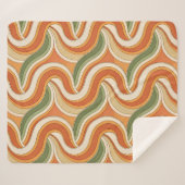 Magic Waves Pattern シェルパブランケット (正面(横))