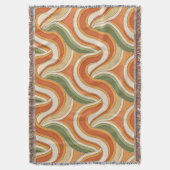 Magic Waves Pattern スローブランケット (正面縦)