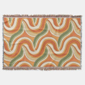 Magic Waves Pattern スローブランケット (正面)