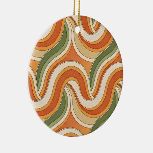Magic Waves Pattern セラミックオーナメント (右)