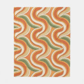 Magic Waves Pattern フリースブランケット (正面)